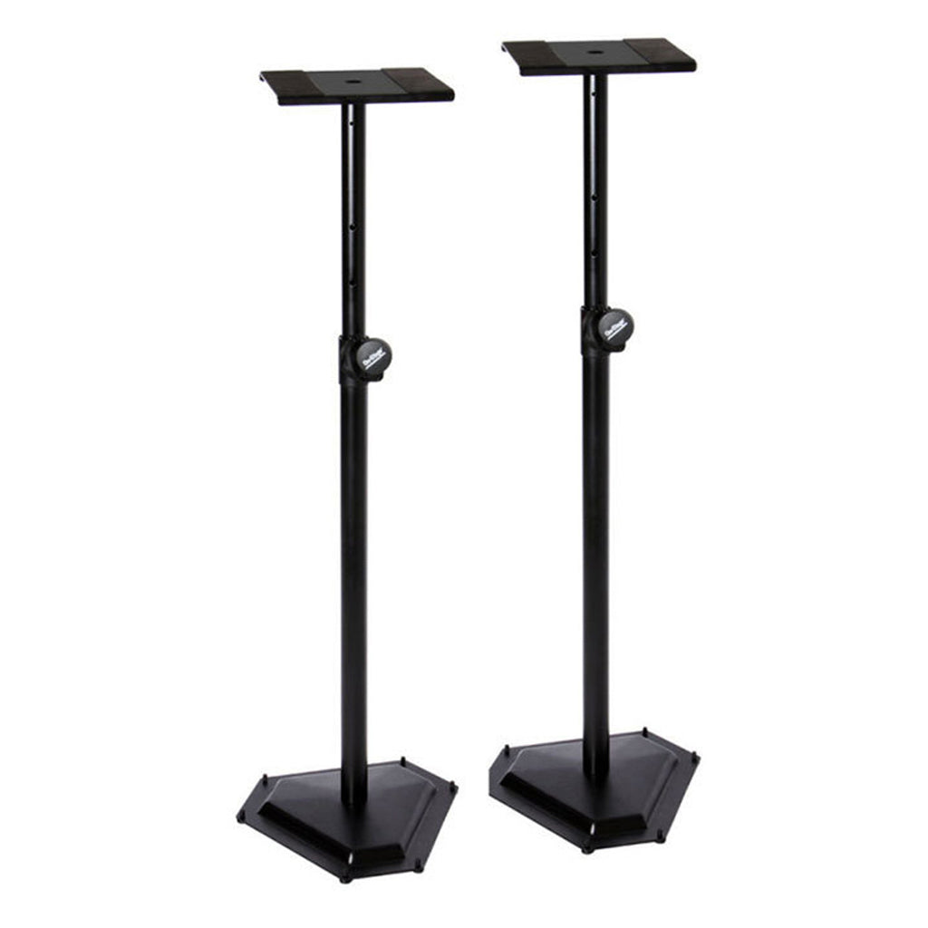 On-Stage - SMS6600P - Pair of Near-Field Studio Monitor Stands with Weighted Hex Base