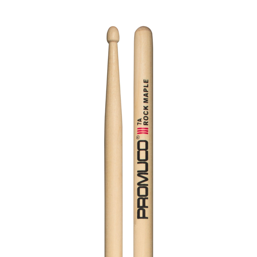 Promuco - Rock Maple 7A - Wood Tip Drumsticks
