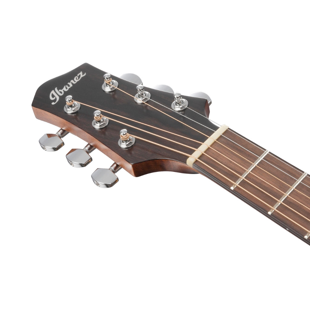 Ibanez - PA230E Acoustic Guitar - Natural Satin Top, Natural Low Gloss Back and Sides Acoustic Guitar