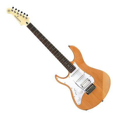 Yamaha GIGMAKER LEVEL UP - Yellow Natural Satin Left Handed Electric Guitar Pack