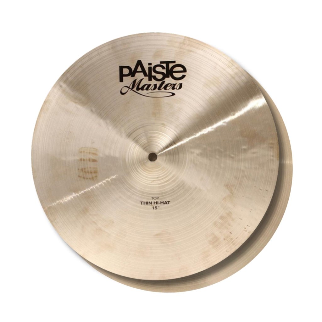 Paiste 15" Masters Thin Hi-Hats Cymbals Sky Music