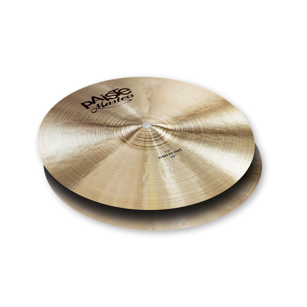 Paiste 15" Masters Thin Hi-Hats Cymbals Sky Music