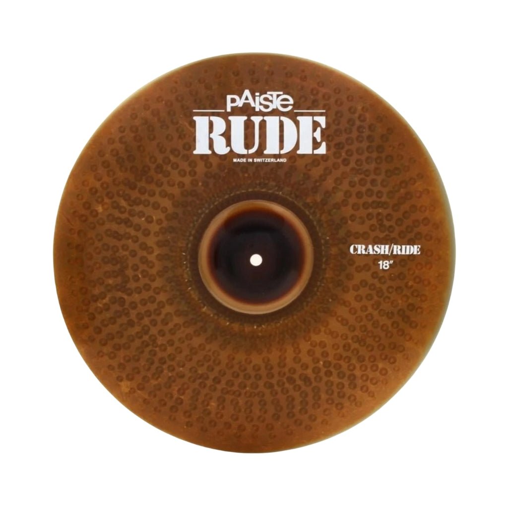 Paiste 18" Rude Crash Ride Cymbals Sky Music