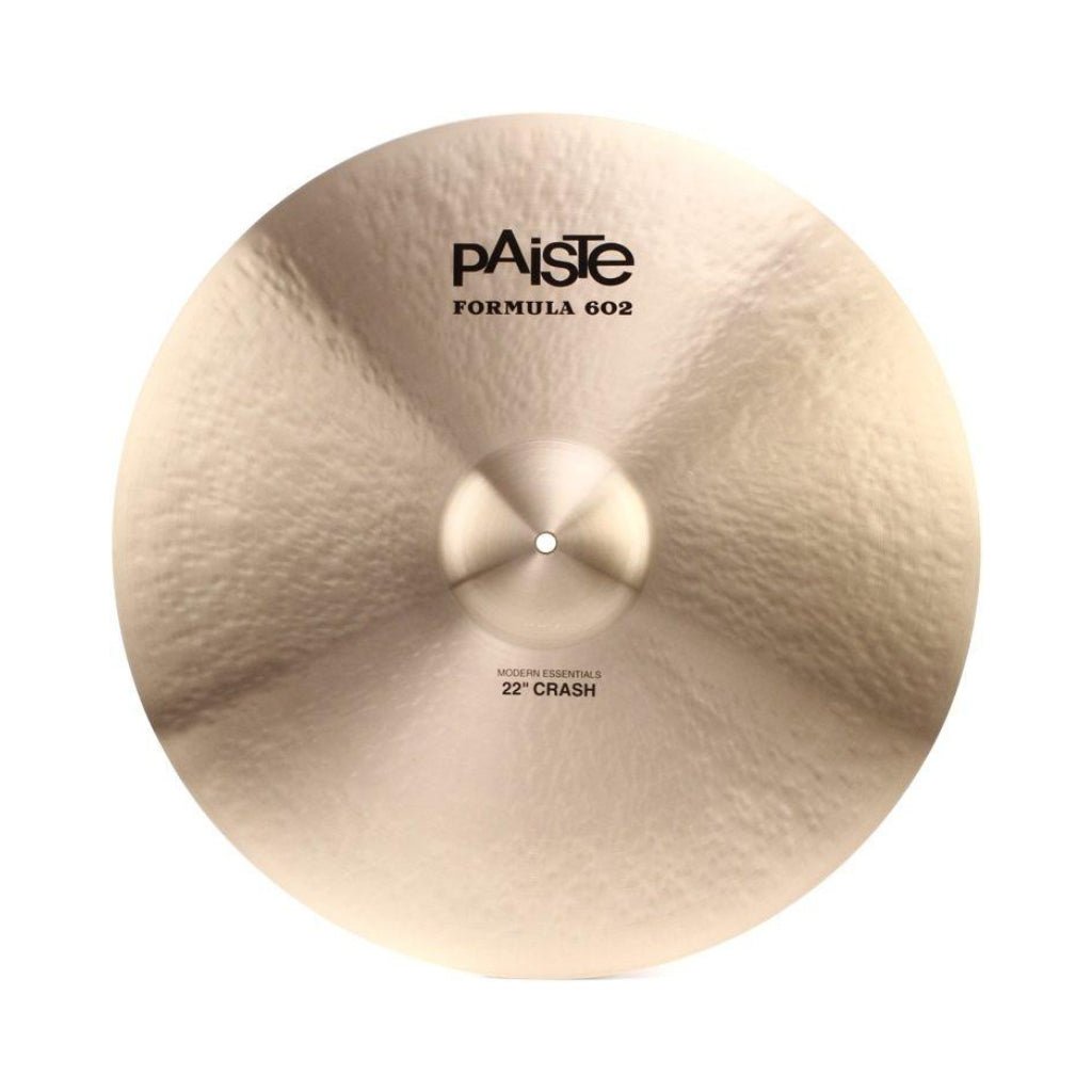 Paiste 22" Formula 602 Modern Essentials Crash Cymbals Sky Music