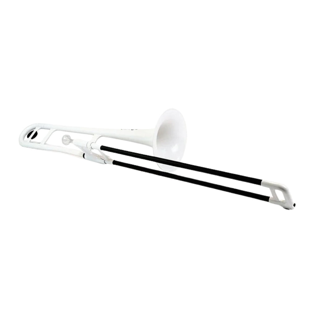 pBone Plastic Trombone - White Trombones Sky Music