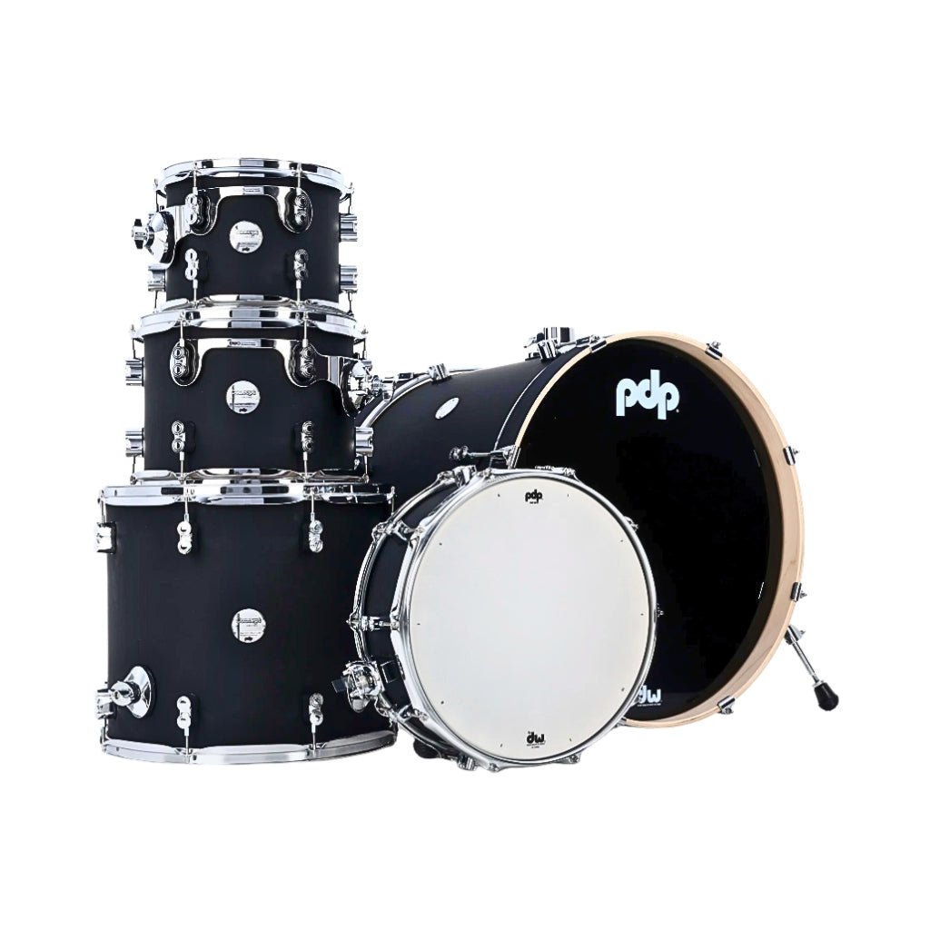 PDP Concept Maple 22" 5-piece Shell Pack - Satin Black Acoustic Drums Sky Music