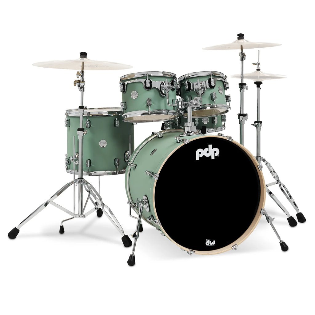 PDP Concept Maple 5-piece Shell Pack - Satin Seafoam Acoustic Drums Sky Music