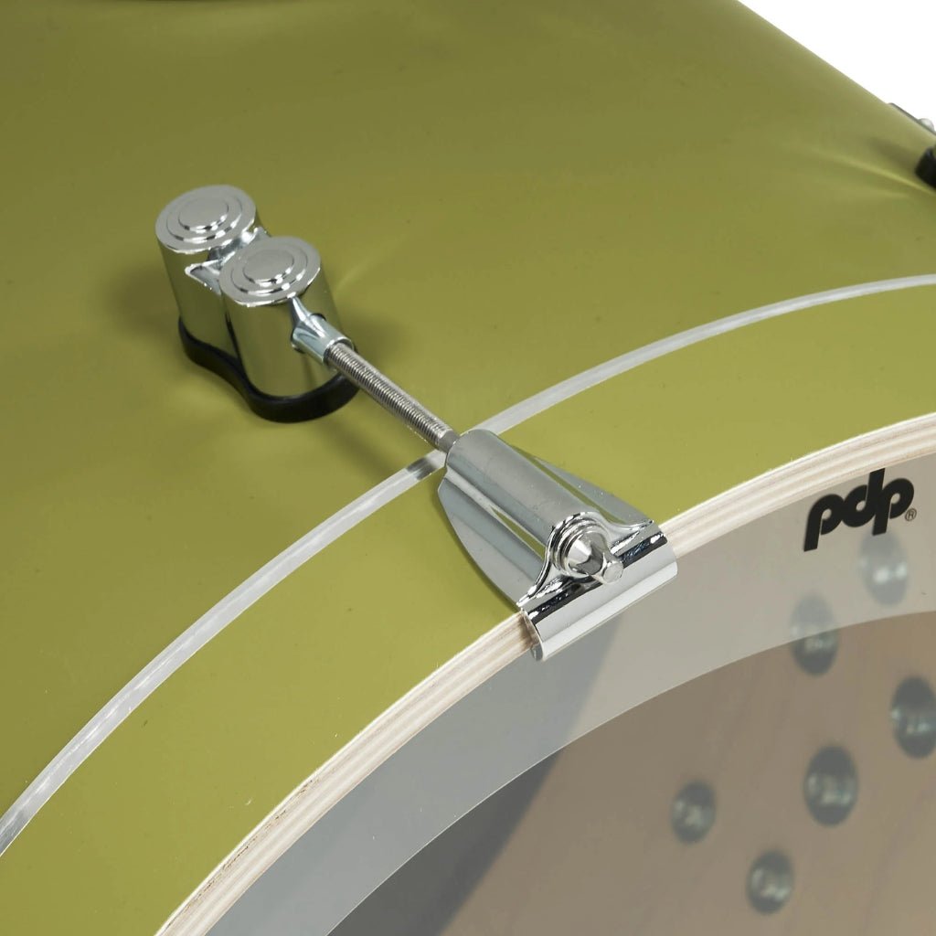 PDP - Concept Maple 7-piece Shell Pack - Satin Olive Acoustic Drums Sky Music