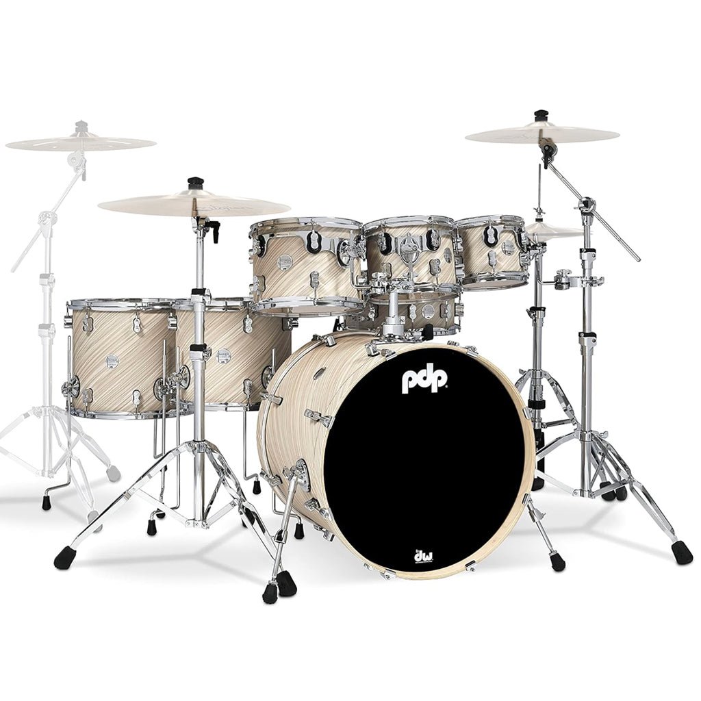 PDP Concept Maple 7-piece Shell Pack - Twisted Ivory Acoustic Drums Sky Music