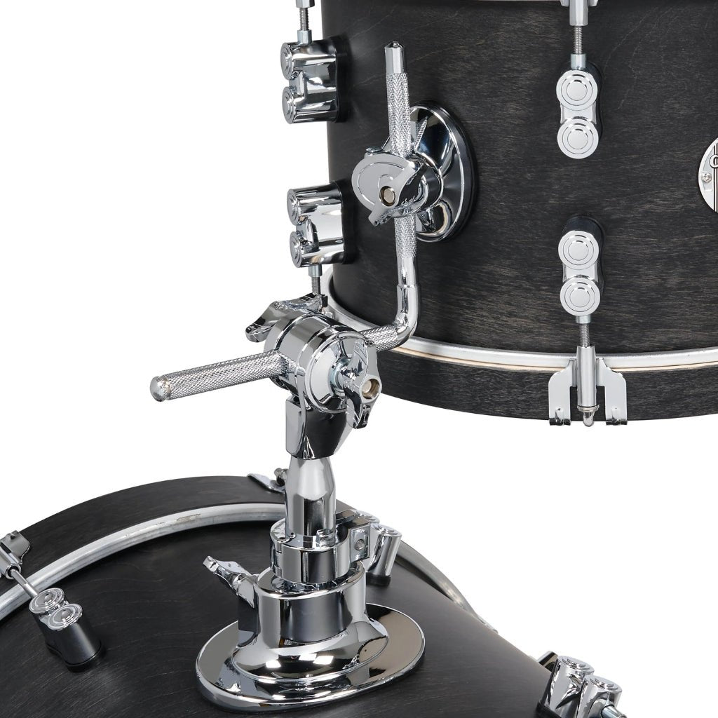 PDP Concept Maple Classic Bop 3-piece Shell Pack - Ebony with Ebony Hoops Acoustic Drums Sky Music