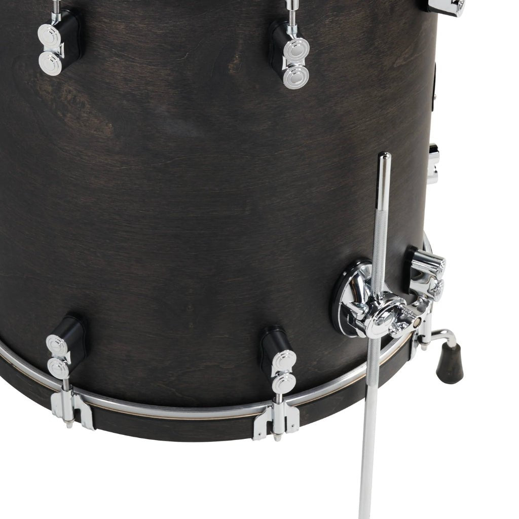 PDP Concept Maple Classic Bop 3-piece Shell Pack - Ebony with Ebony Hoops Acoustic Drums Sky Music