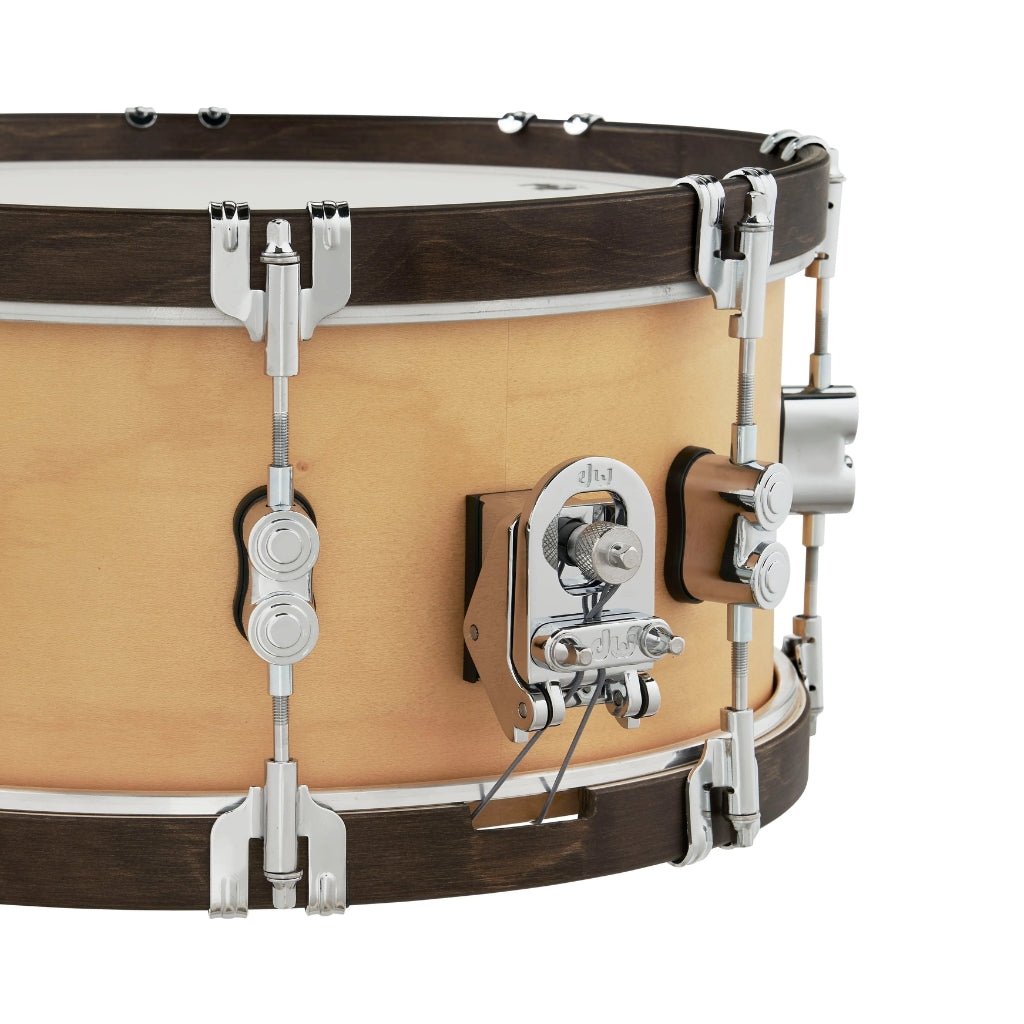 PDP Concept Maple Classic Snare Drum - 6.5 x 14-inch - Walnut with Natural Hoops Snare Drums Sky Music