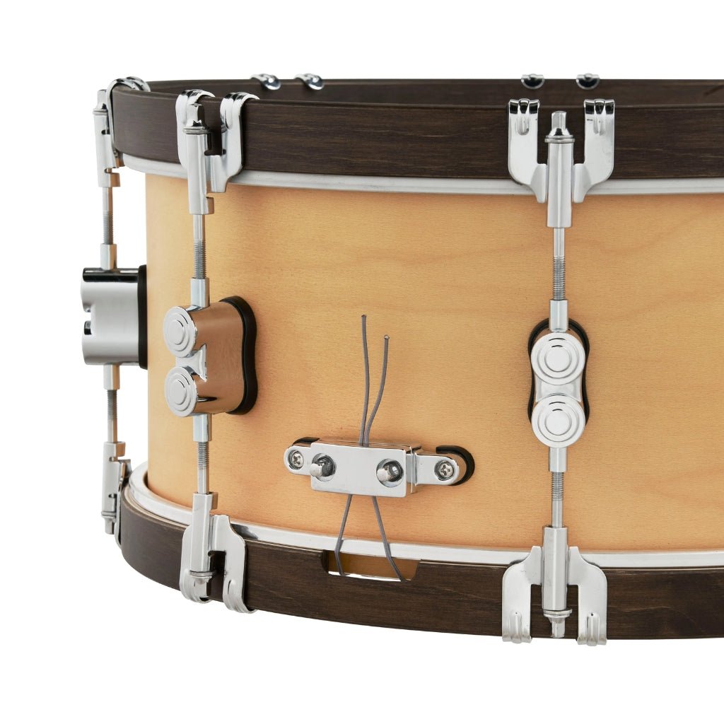 PDP Concept Maple Classic Snare Drum - 6.5 x 14-inch - Walnut with Natural Hoops Snare Drums Sky Music