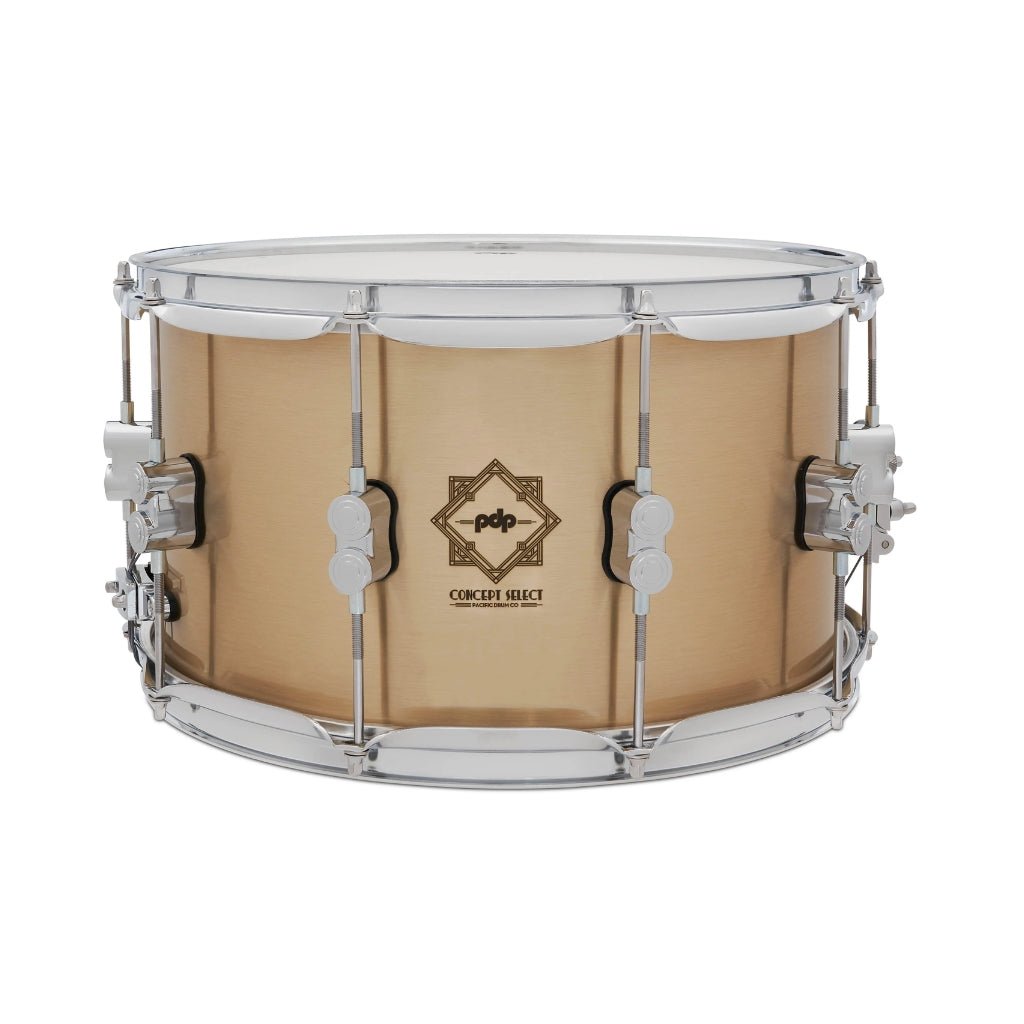 PDP Concept Select Bell Bronze Snare Drum - 8 x 14-inch, Brushed Snare Drums Sky Music
