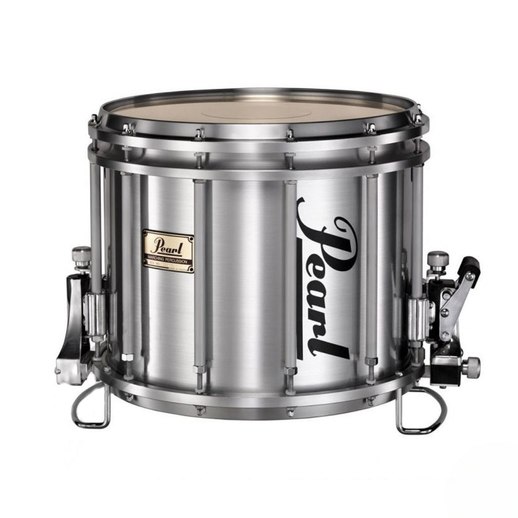 Pearl 13"X11" Championship FFS Marching Snare Drum Brushed Silver Marching Drums Sky Music