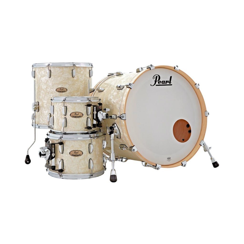 Pearl 22" Session Studio Select 4-Piece Shell Pack - Nicotine White Marine Pearl Acoustic Drums Sky Music