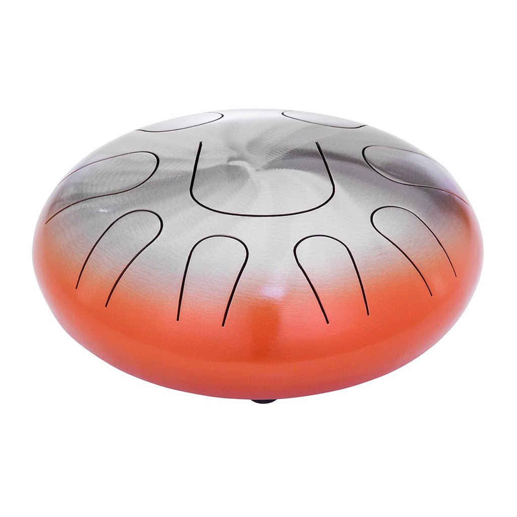 Pearl Awakening Series C Lydian 9-Note Tongue Drums - Orange Burst Percussion Sky Music