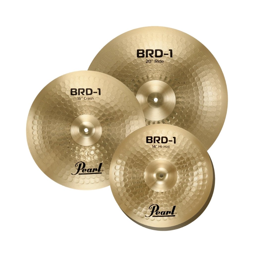 Pearl BRD-1 Cymbal Set 14/16/20 and Bag Cymbals Sky Music
