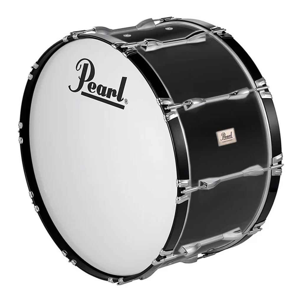 Pearl Competitor Marching Bass Drum 22 x 14 - Midnight Black Marching Drums Sky Music
