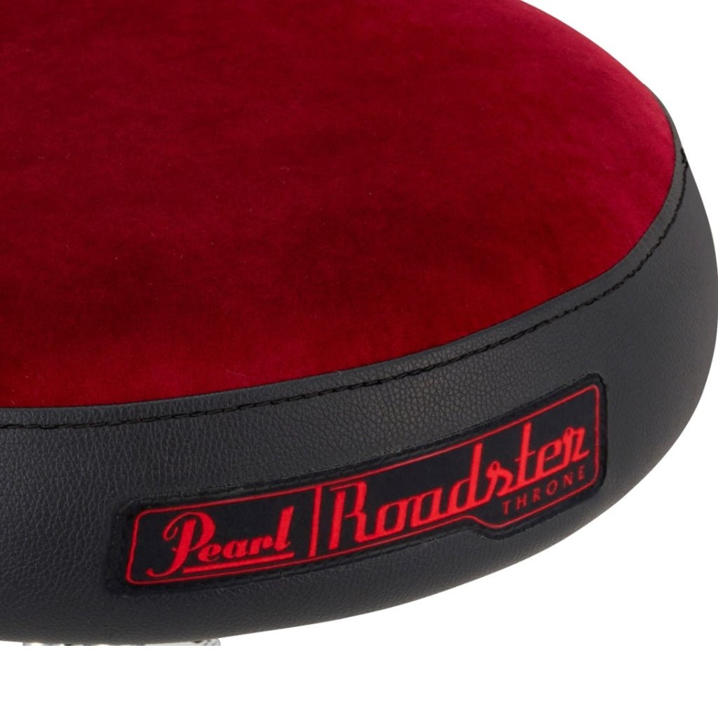 Pearl D1500RGLRST Limited Edition Pearl Roadster Drum Throne - Red Drum Hardware Sky Music
