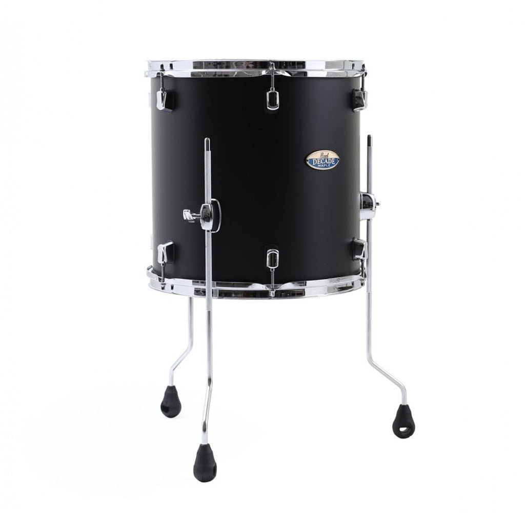 Pearl Decade Maple 14"x14" Floor Tom - Satin Slate Black Tom Drums Sky Music