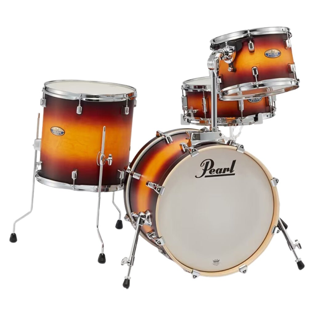 Pearl Decade Maple 18" 4-Piece Bop Shell Pack - Classic Saturn Amburst Acoustic Drums Sky Music