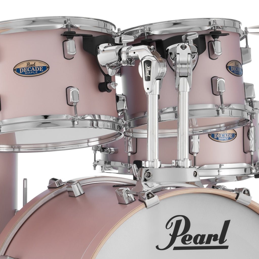 Pearl Decade Maple 5pc 20" Fusion Increda-Bundle Drum Kit- Rose Mirage Acoustic Drums Sky Music