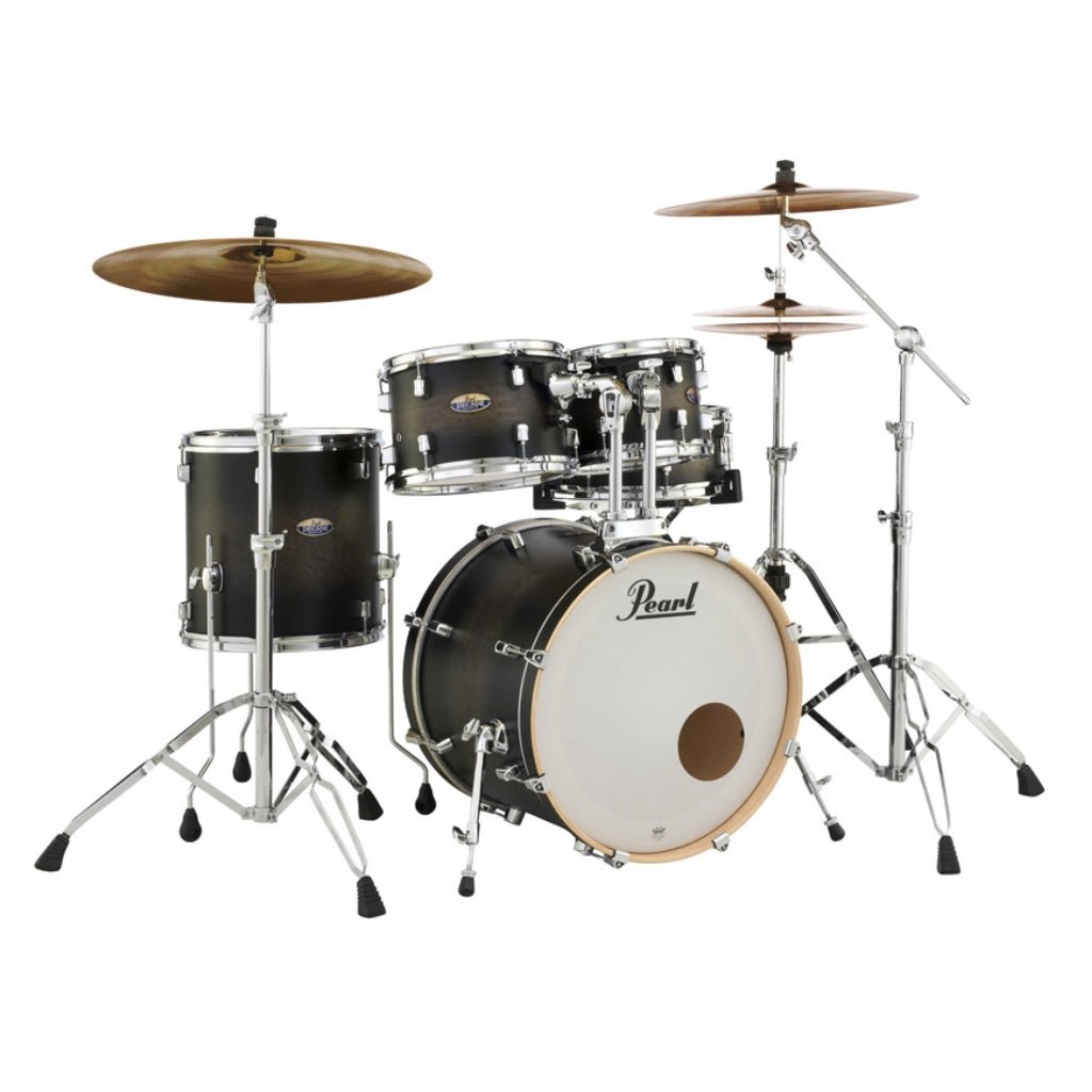 Pearl Decade Maple 5pc 20" Fusion Increda-Bundle Drum Kit - Satin Black Burst Acoustic Drums Sky Music