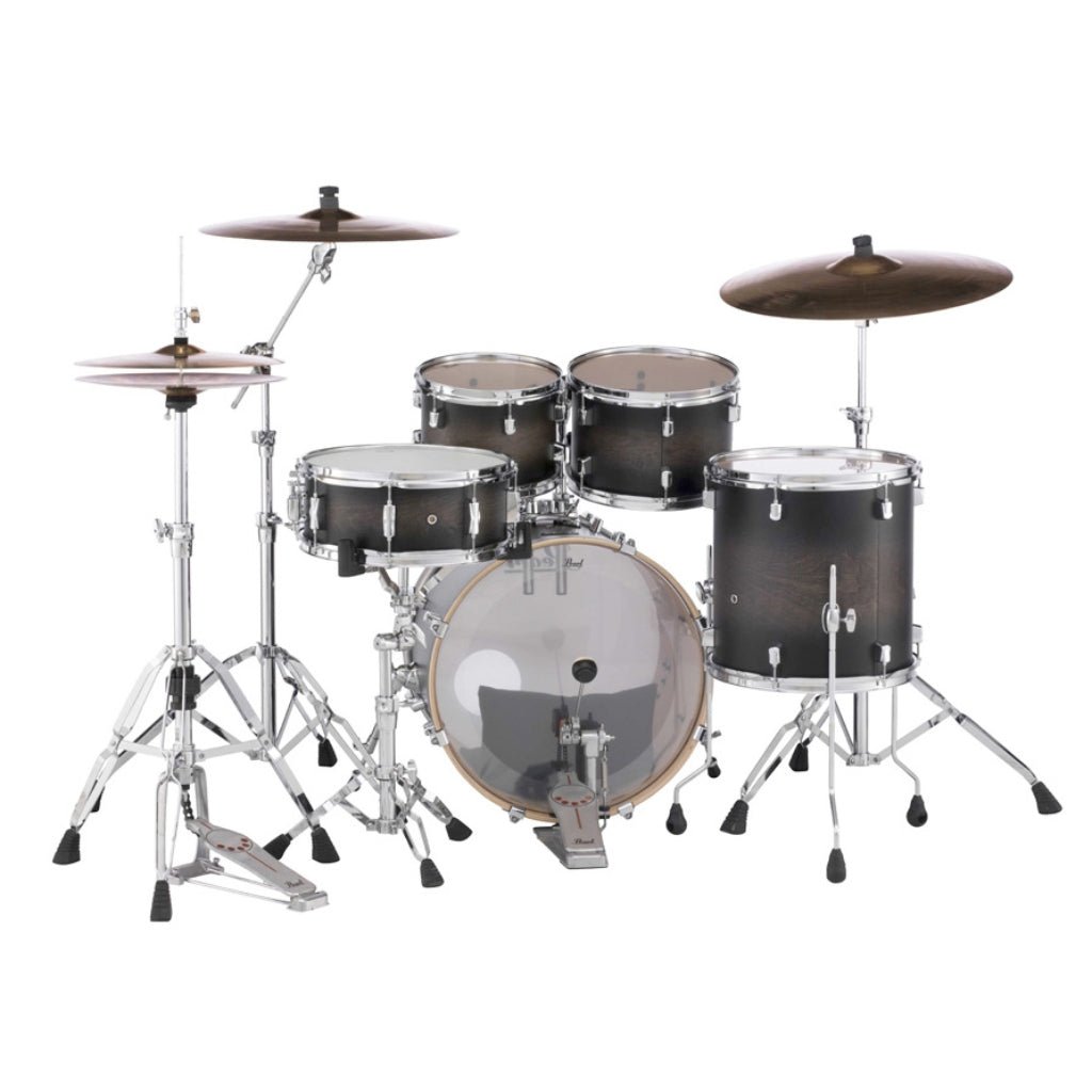Pearl Decade Maple 5pc 20" Fusion Increda-Bundle Drum Kit - Satin Black Burst Acoustic Drums Sky Music