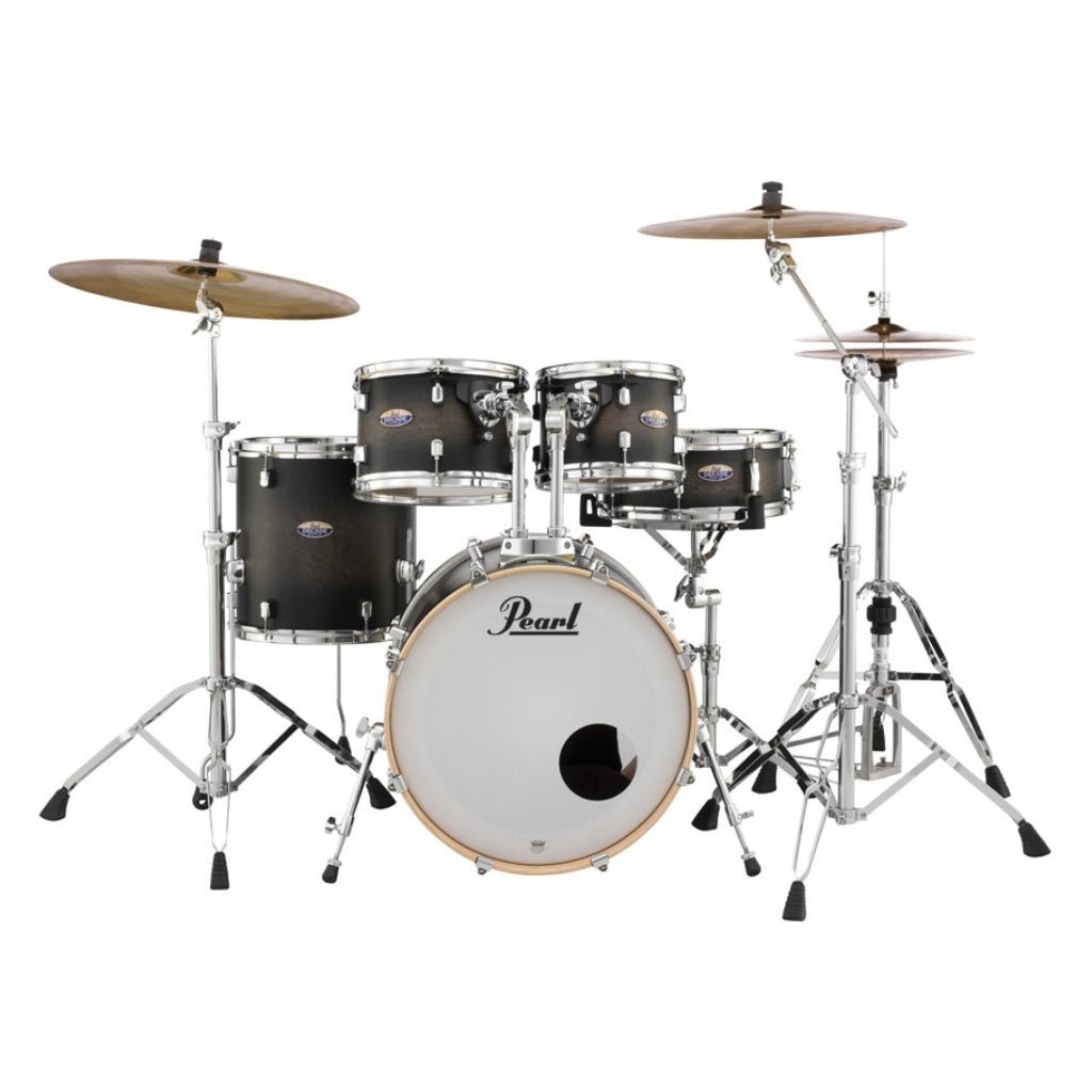 Pearl Decade Maple 5pc 20" Fusion Increda-Bundle Drum Kit - Satin Black Burst Acoustic Drums Sky Music
