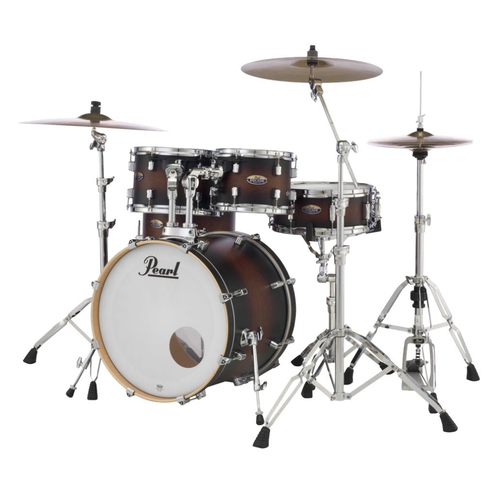 Pearl Decade Maple 5pc 20" Fusion Increda-Bundle Drum Kit - Satin Brown Burst Acoustic Drums Sky Music