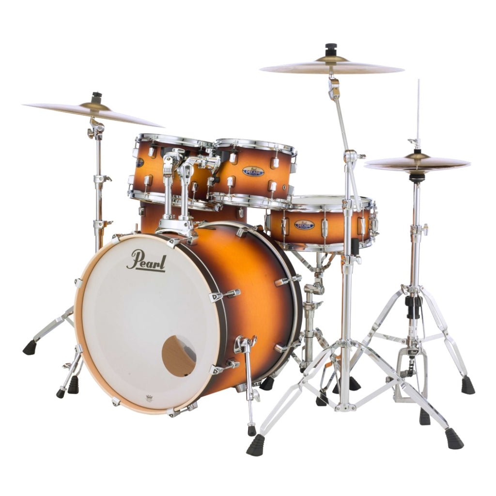 Pearl Decade Maple 5pc 22" Fusion Increda-Bundle Drum Kit - Classic Satin Amburst Acoustic Drums Sky Music