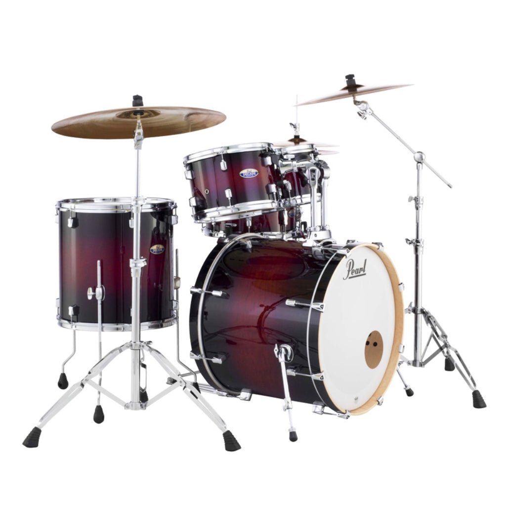 Pearl Decade Maple 5pc 22" Fusion Increda-Bundle Drum Kit - Gloss Deep Red Burst Acoustic Drums Sky Music