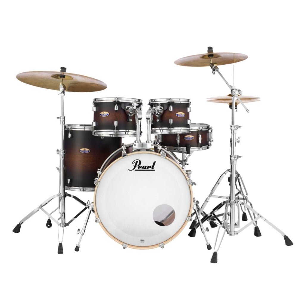 Pearl Decade Maple 5pc 22" Fusion Increda-Bundle Drum Kit - Satin Brown Burst Acoustic Drums Sky Music