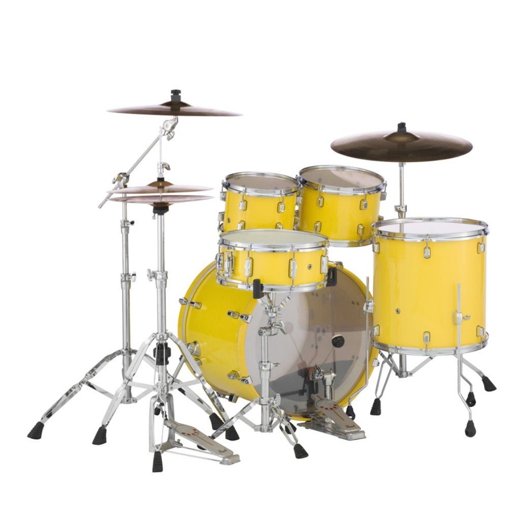 Pearl Decade Maple 5pc 22" Fusion Increda-Bundle Drum Kit - Solid Yellow Acoustic Drums Sky Music