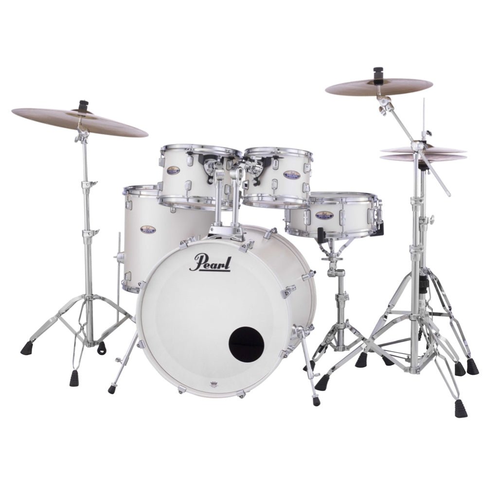 Pearl Decade Maple 5pc 22" Fusion Increda-Bundle Drum Kit - White Satin Pearl Acoustic Drums Sky Music