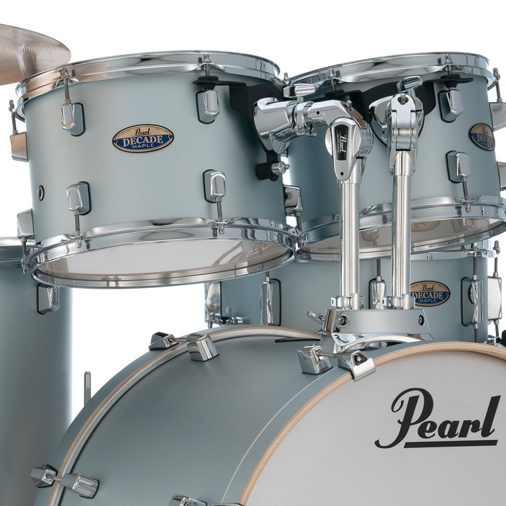 Pearl Decade Maple 5pc 22" Fusion Plus Increda-Bundle Drum Kit - Blue Mirage Acoustic Drums Sky Music