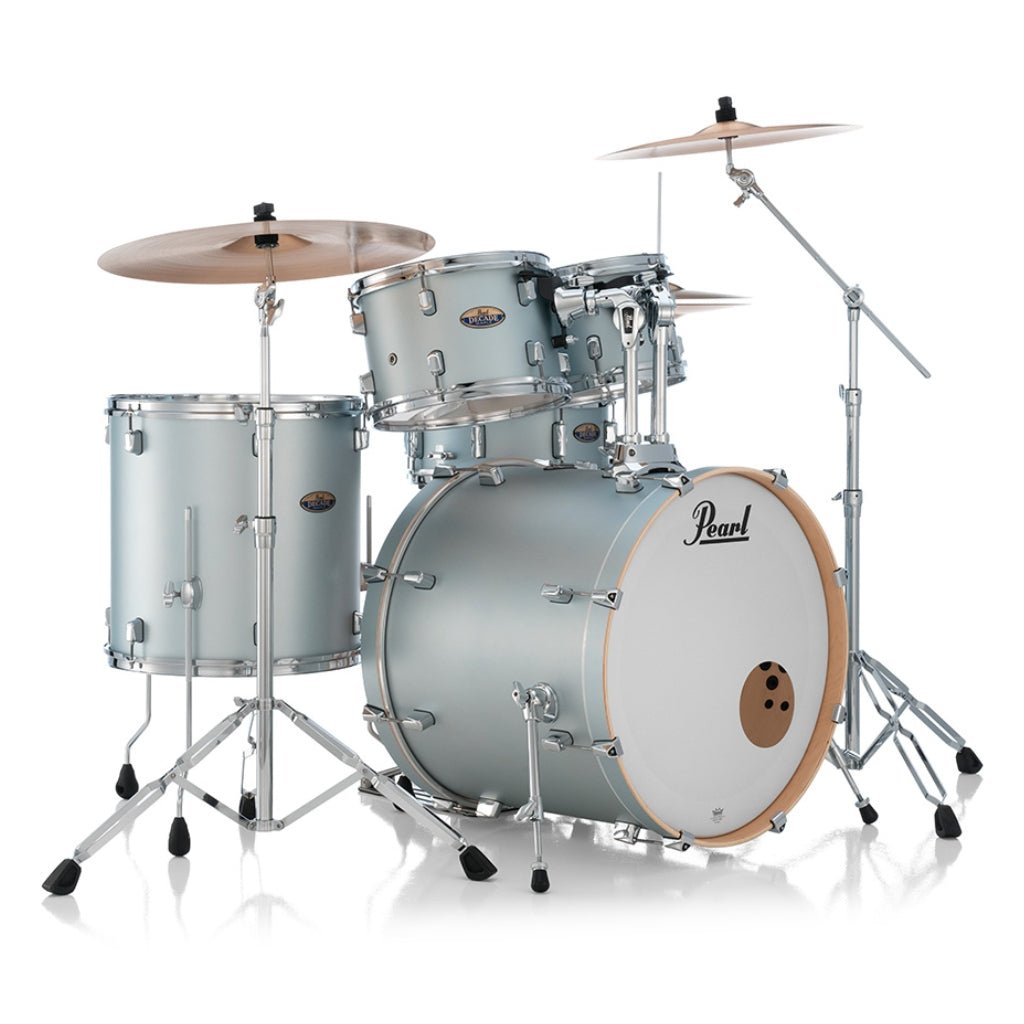 Pearl Decade Maple 5pc 22" Fusion Plus Increda-Bundle Drum Kit - Blue Mirage Acoustic Drums Sky Music