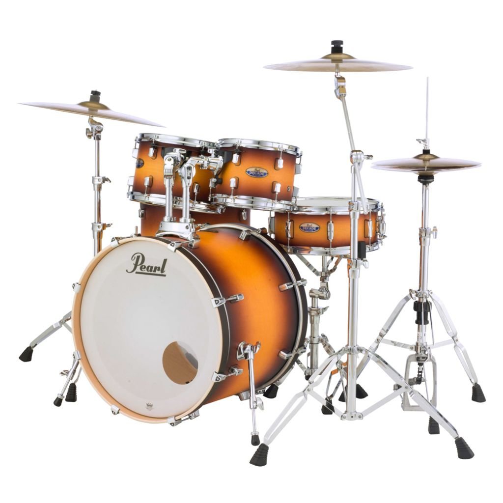 Pearl Decade Maple 5pc 22" Fusion Plus Increda-Bundle Drum Kit - Classic Satin Amburst Acoustic Drums Sky Music