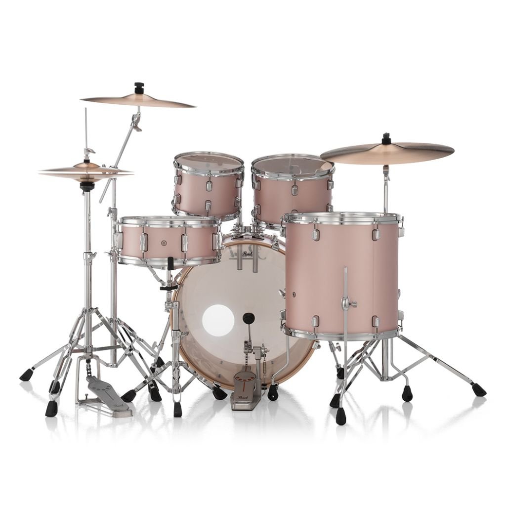 Pearl Decade Maple 5pc 22" Fusion Plus Increda-Bundle Drum Kit - Rose Mirage Acoustic Drums Sky Music