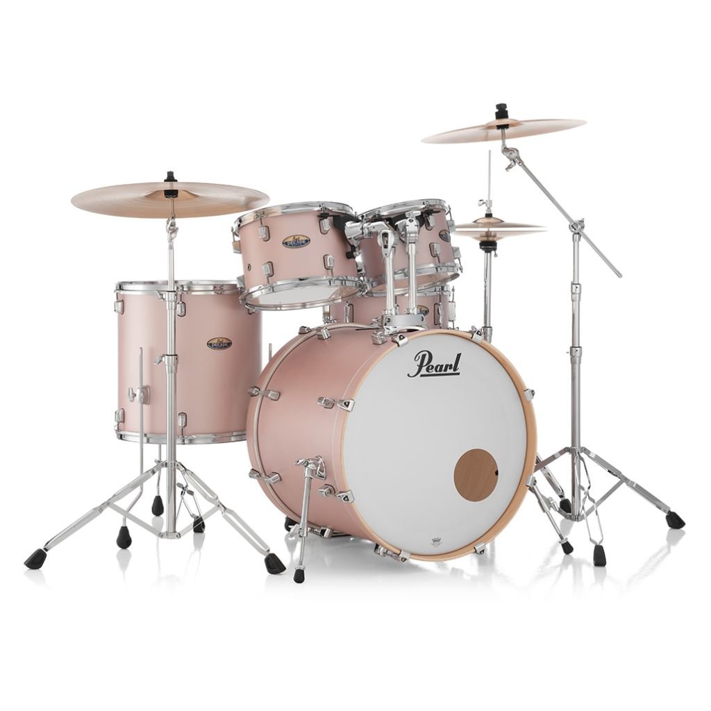 Pearl Decade Maple 5pc 22" Fusion Plus Increda-Bundle Drum Kit - Rose Mirage Acoustic Drums Sky Music