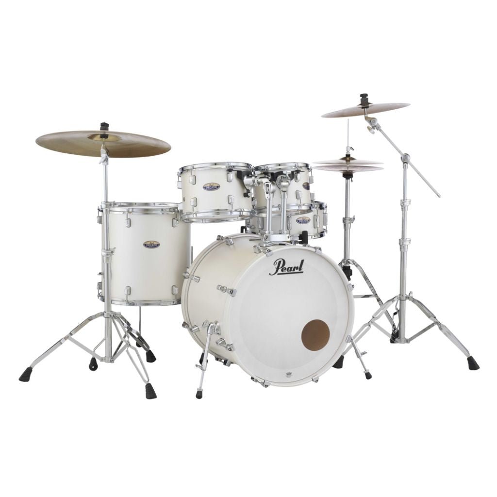 Pearl Decade Maple 5pc 22" Fusion Plus Increda-Bundle Drum Kit - White Satin Pearl Acoustic Drums Sky Music