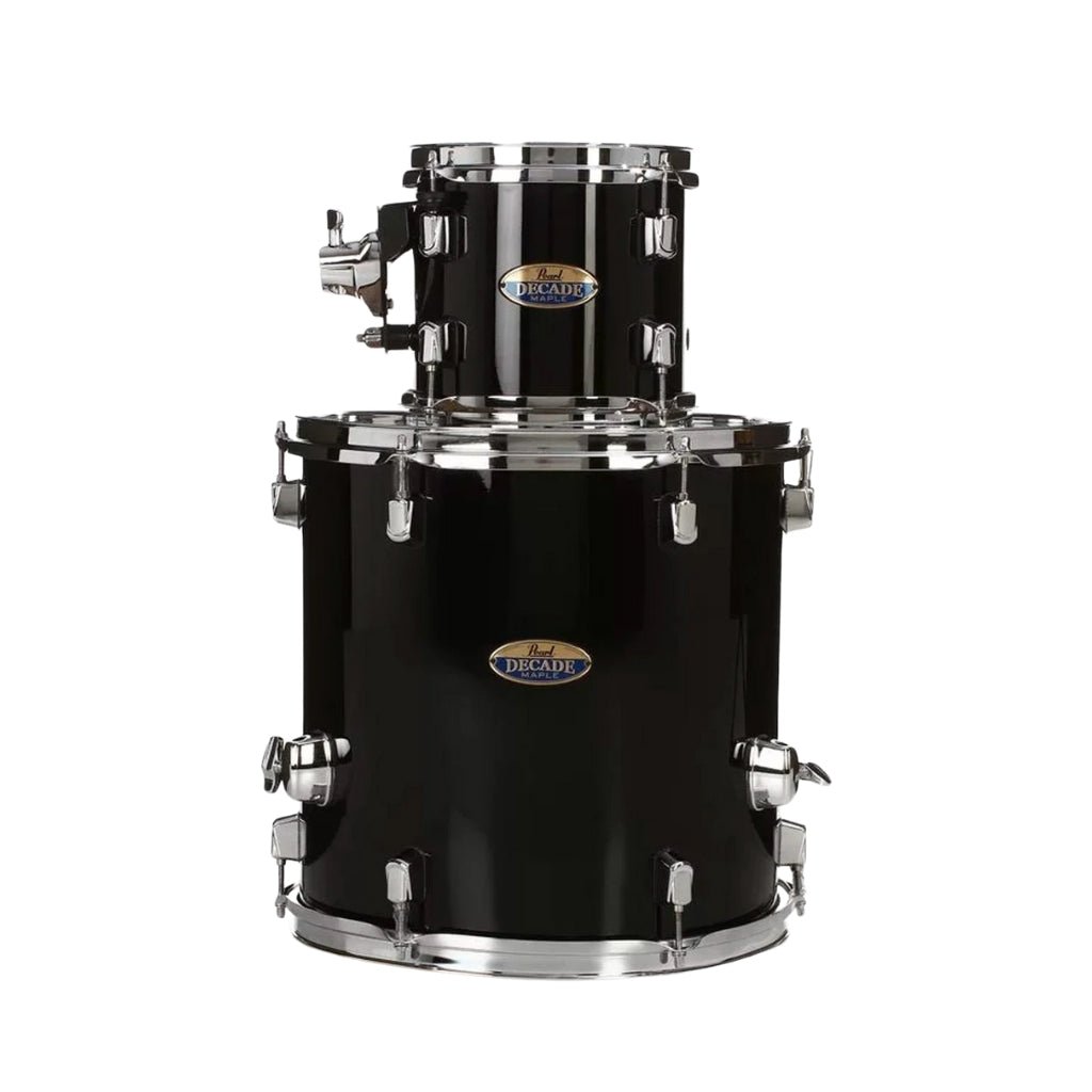 Pearl Decade Maple Add-On Pack (0807T/1414F/TH-900S/ADP-20) - Black Ice Acoustic Drums Sky Music
