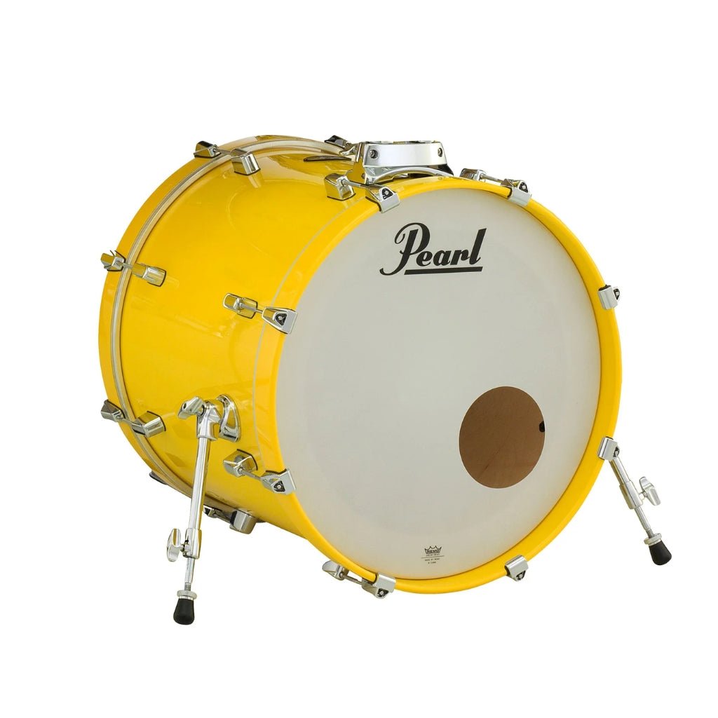 Pearl Decade Maple Bass Drum 22x18 - Solid Yellow Acoustic Drums Sky Music