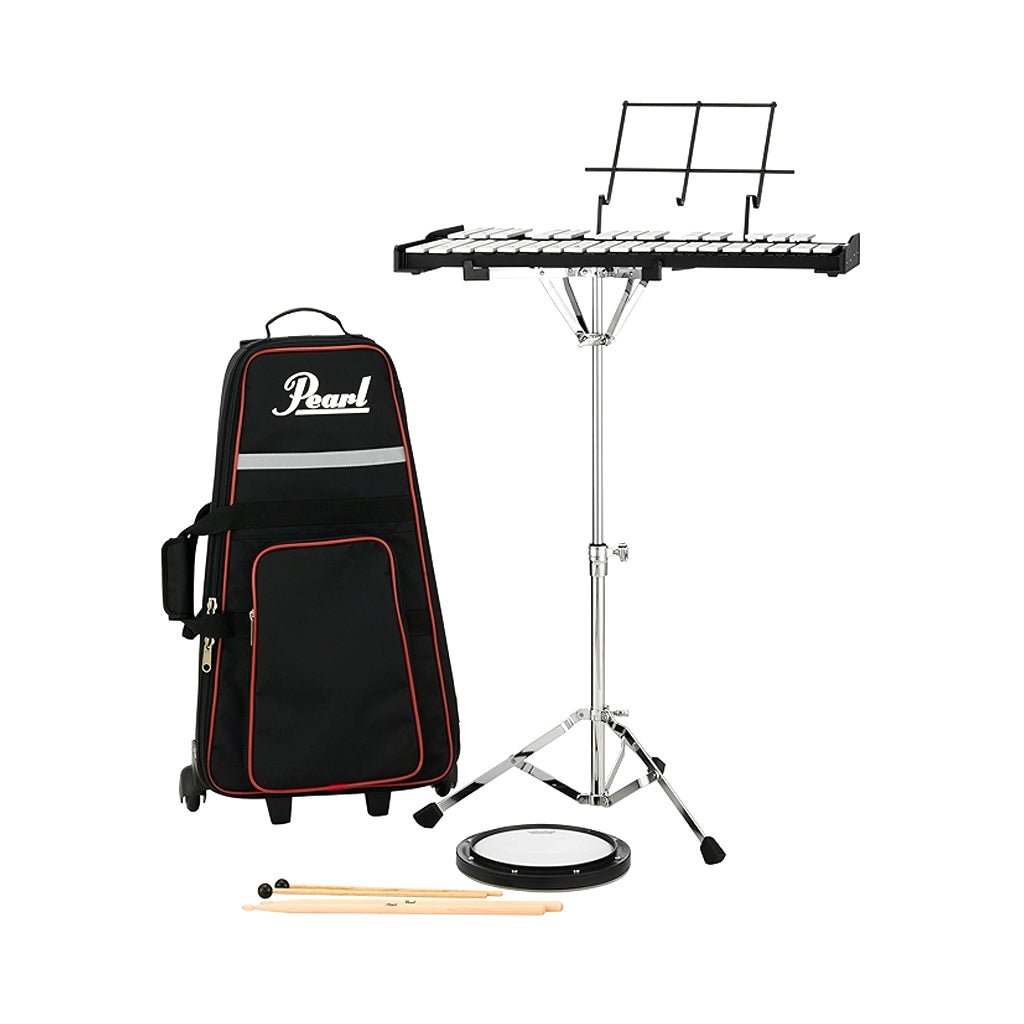 Pearl Education Percussion Kit DPK910C - PKBH32 Bell &amp; 8" Pad Complete w/Rolling Cart Percussion Sky Music