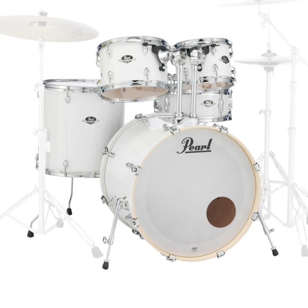 Pearl Export 22" EXX Fusion Plus Shell Pack with Snare - Pure White Acoustic Drums Sky Music