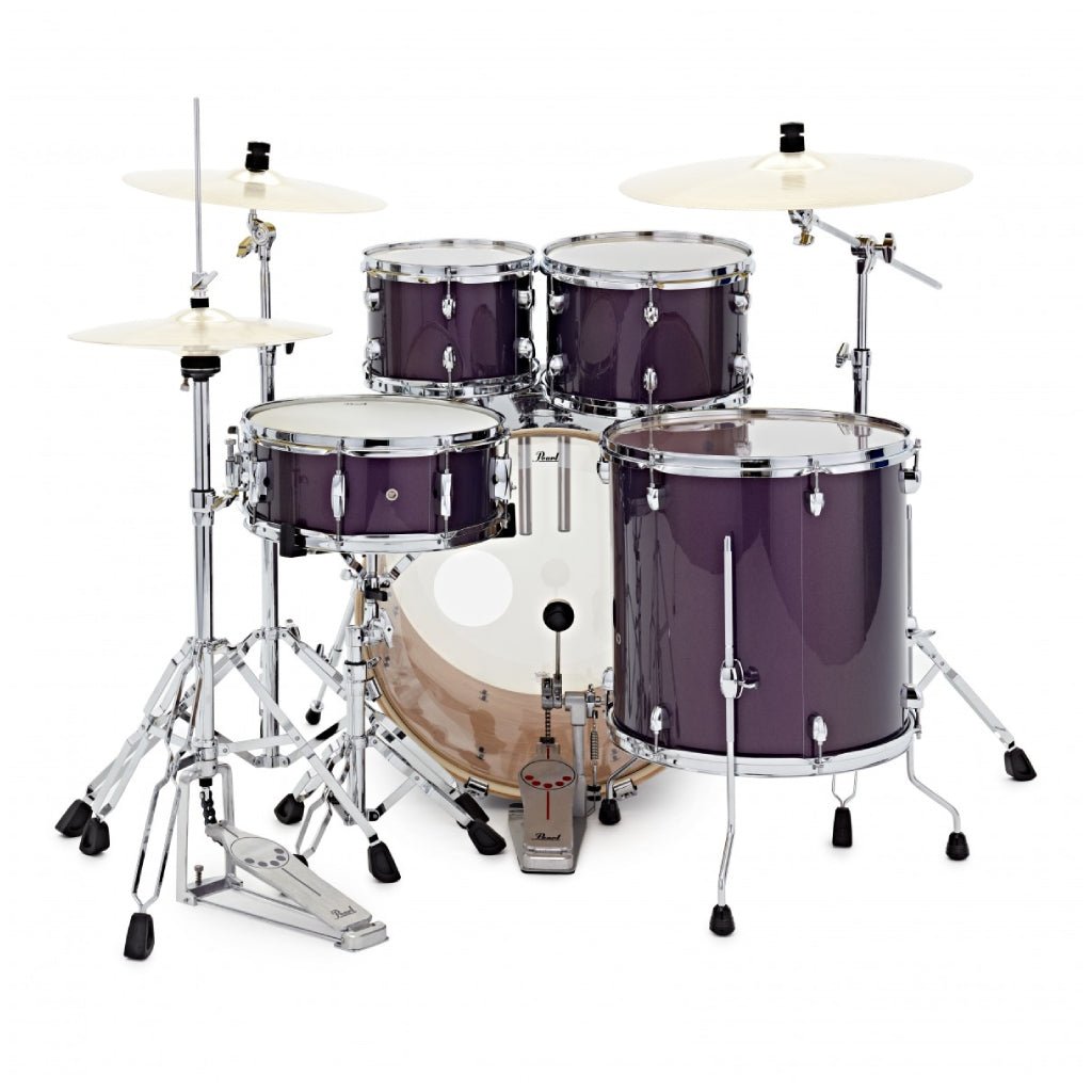 Pearl Export 5-Piece 20" Fusion Drum Kit w/ Hardware - Purple Nebula Acoustic Drums Sky Music