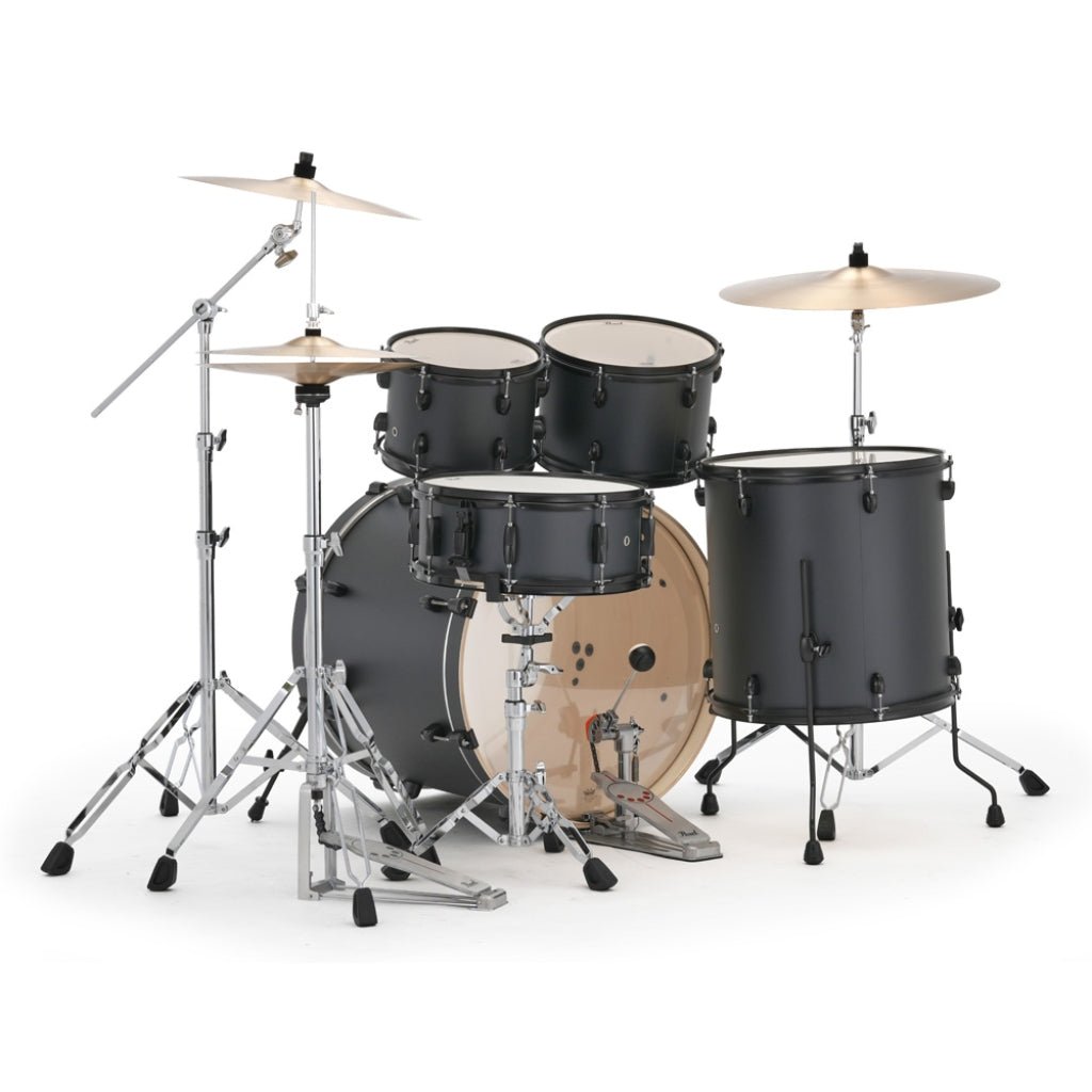 Pearl Export Limited 5pc 22" Fusion Plus Drum Kit - Graphite Slate with Black Hardware Acoustic Drums Sky Music