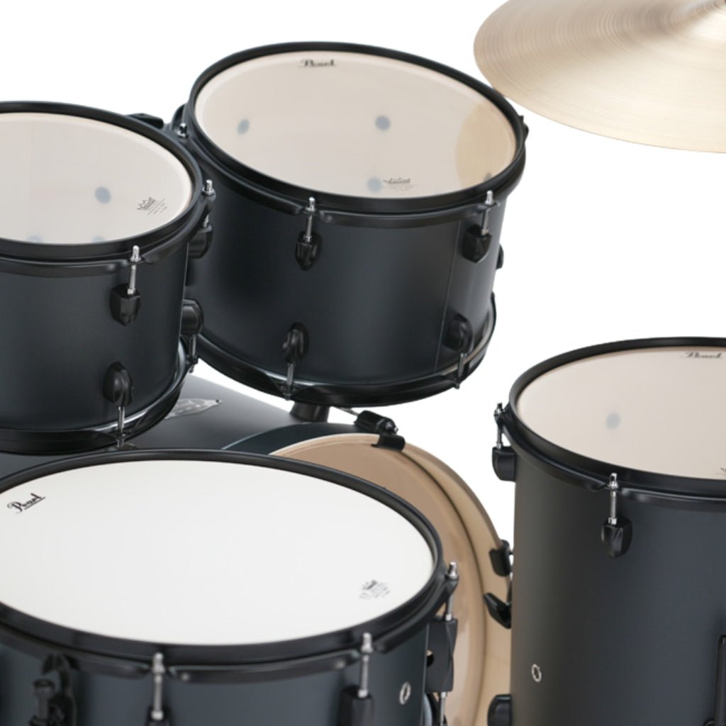 Pearl Export Limited 5pc 22" Fusion Plus Drum Kit - Graphite Slate with Black Hardware Acoustic Drums Sky Music