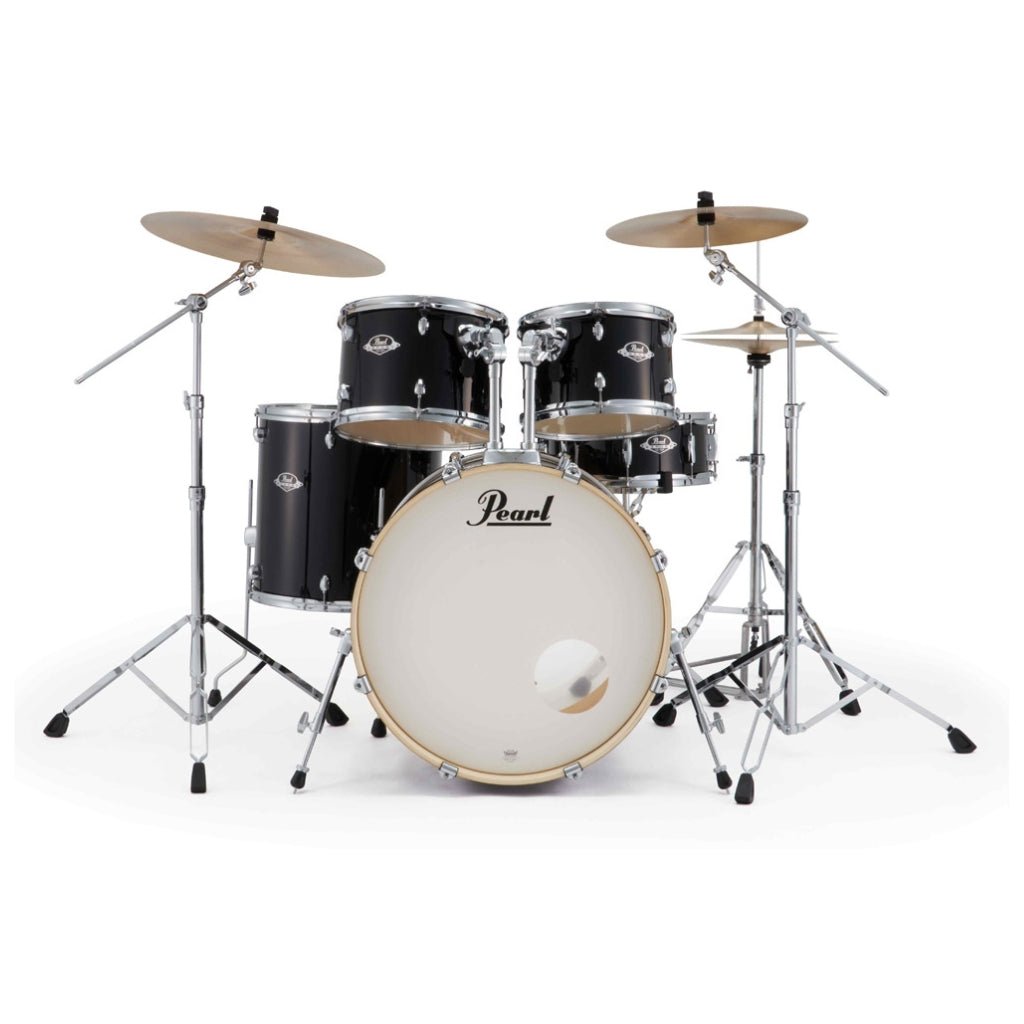 Pearl Export Plus 22" Rock Drum Kit with Zildjian Cymbals - Jet Black Acoustic Drums Sky Music